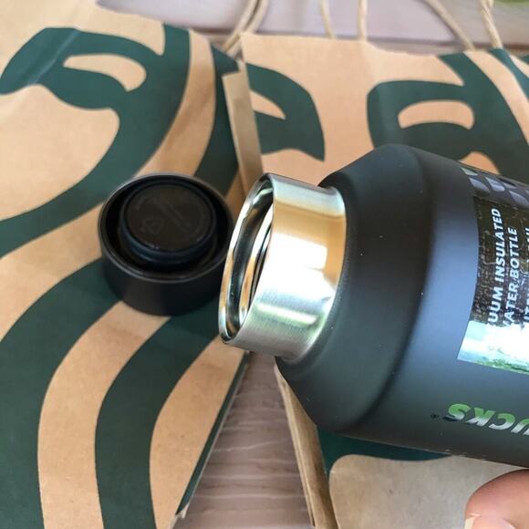 NWT STARBUCKS MERMAID MATTE BLACK BOTTLE - Picture 5 of 5